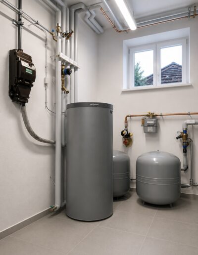 Moderne Heizungsanlage Linderer